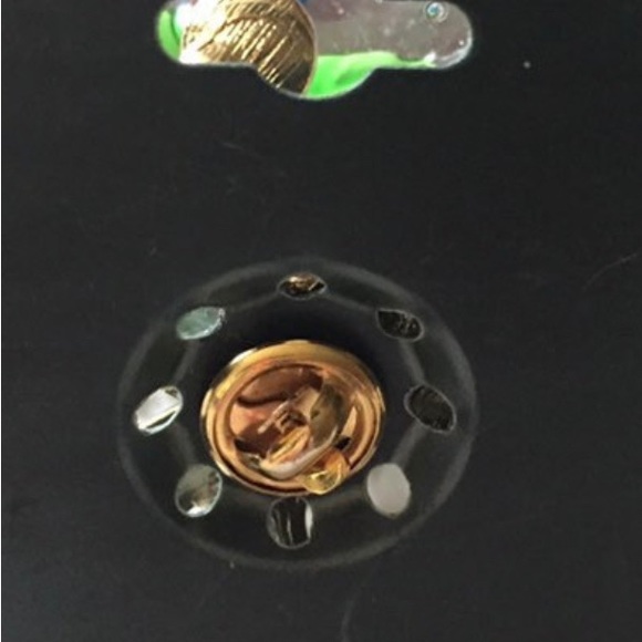 Artifacts Clown Pin On Original Card 1986 Gold Tone With Rhinestones - Picture 4 of 4